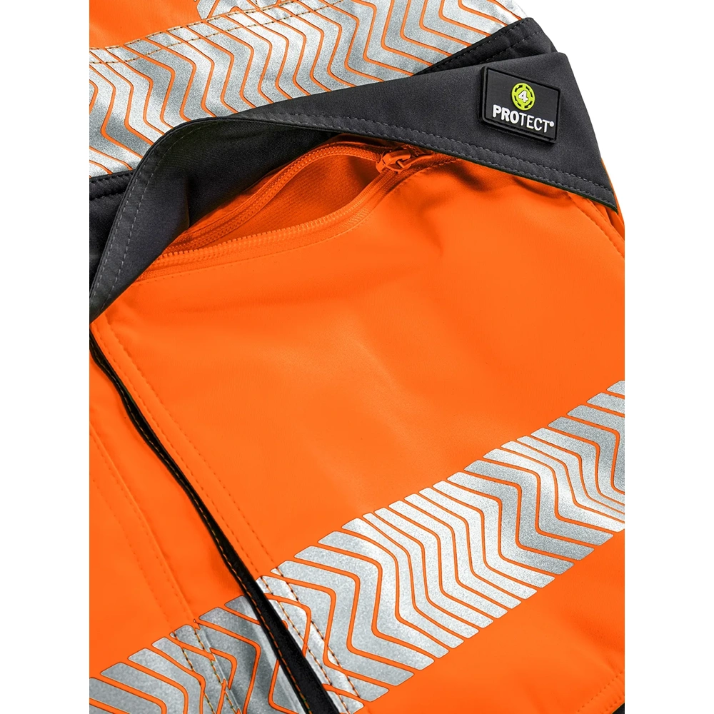 4PROTECT® NEWARK Hi-Vis Yağmurluk Mont Turuncu