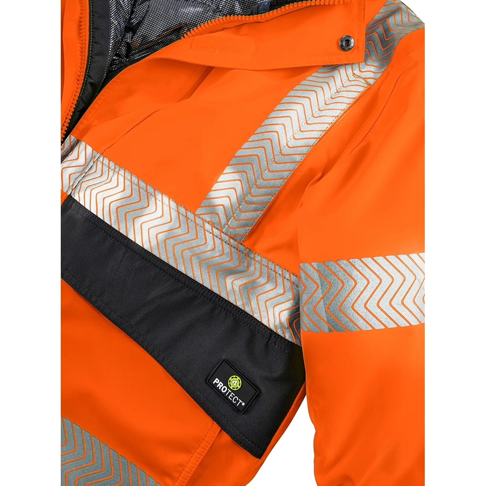 4PROTECT® NEWARK Hi-Vis Yağmurluk Mont Turuncu
