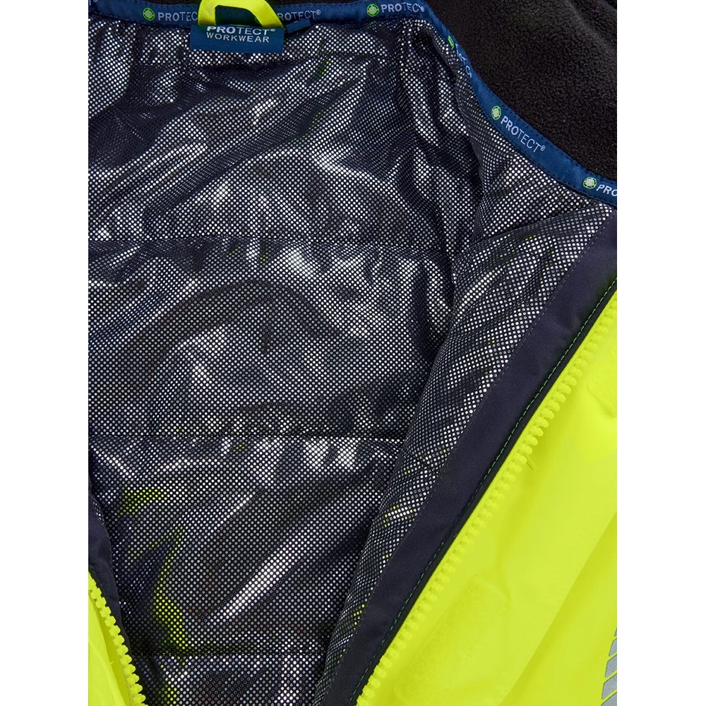 4PROTECT® NEWARK Hi-Vis Yağmurluk Mont Sarı
