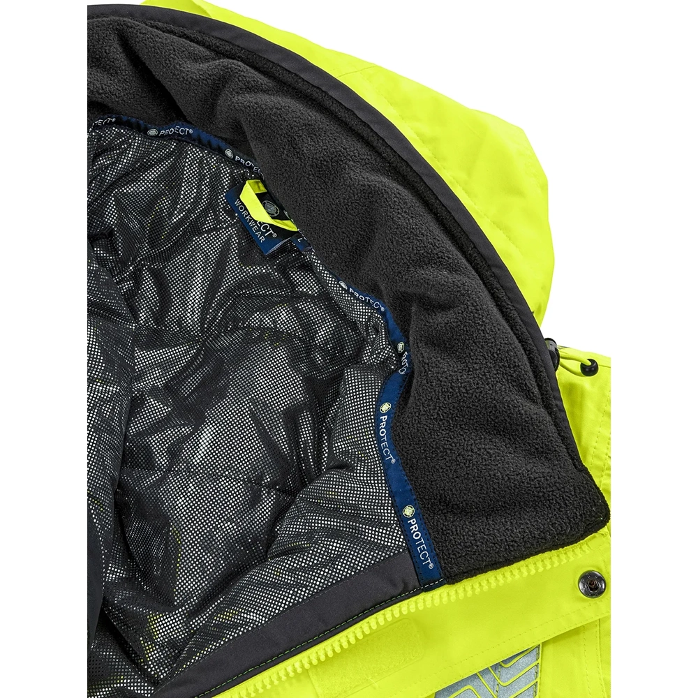 4PROTECT® NEWARK Hi-Vis Yağmurluk Mont Sarı