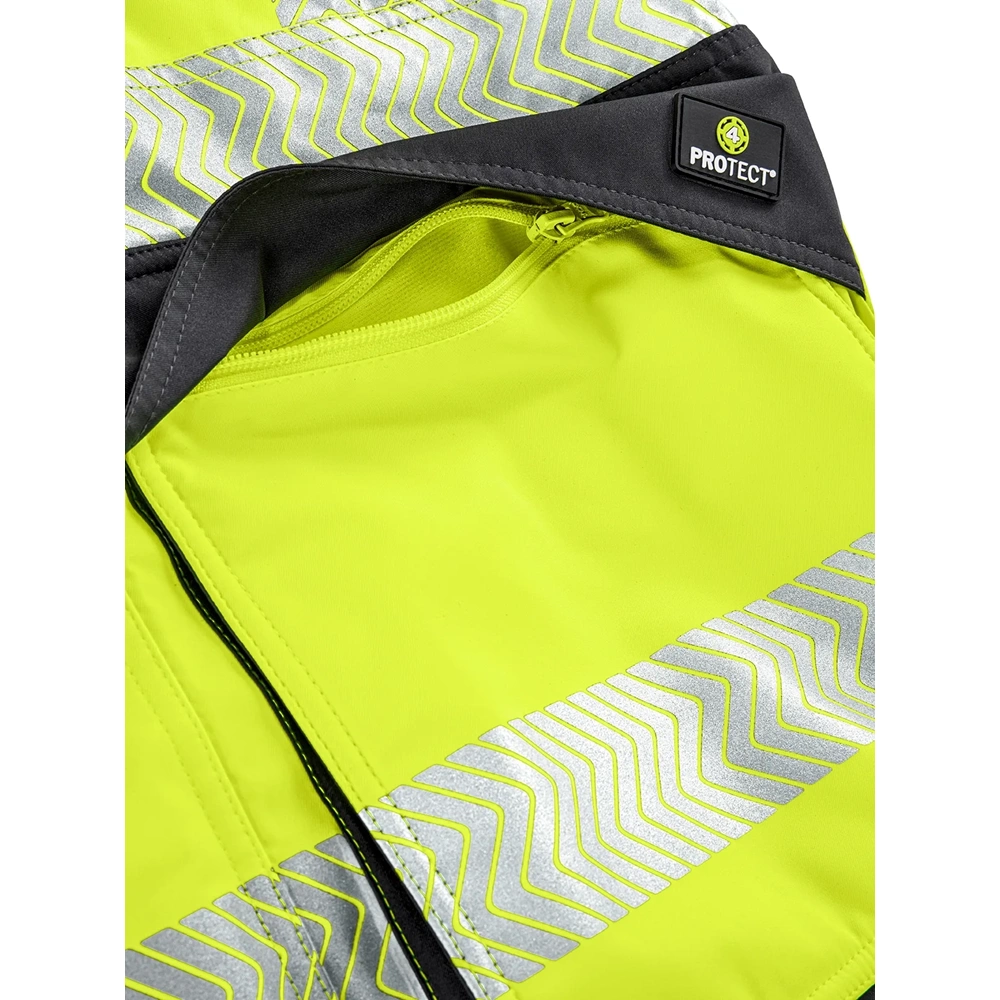 4PROTECT® NEWARK Hi-Vis Yağmurluk Mont Sarı