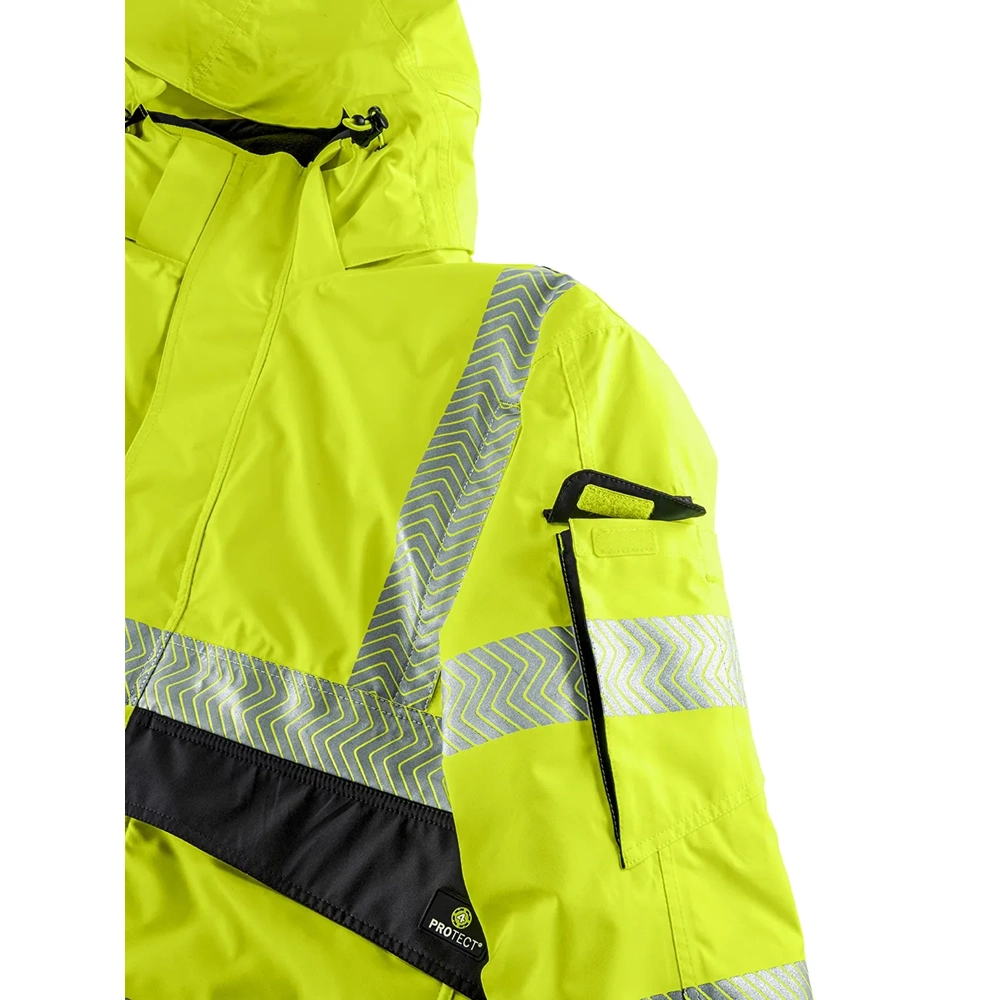 4PROTECT® NEWARK Hi-Vis Yağmurluk Mont Sarı