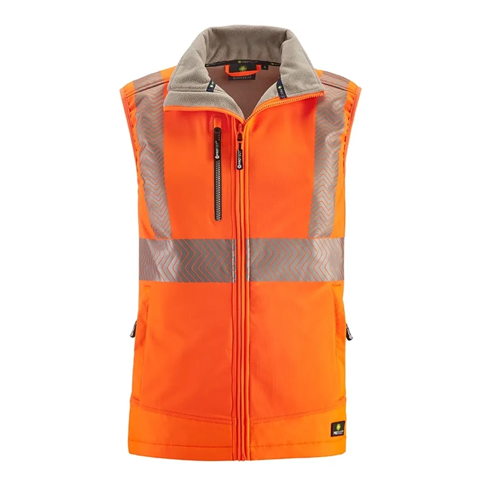 4PROTECT® PARAMUS Hi-Vis Softshell Yelek Turuncu