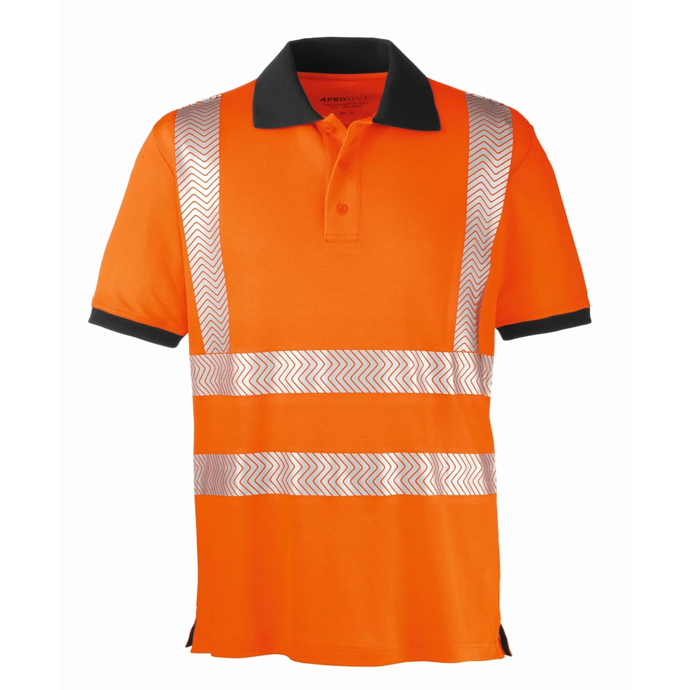 4PROTECT® ORLANDO Hi-Vis UV Korumalı Polo Tişört Turuncu