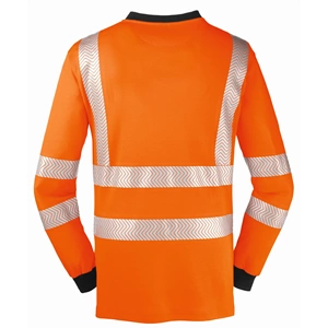4PROTECT® JACKSONVILLE Hi-Vis UV Korumalı Uzun Kollu Tişört Turuncu