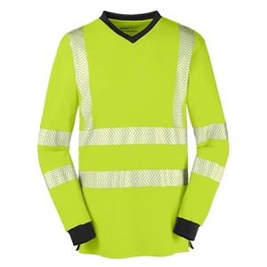 4PROTECT® JACKSONVILLE Hi-Vis UV Korumalı Uzun Kollu Tişört Sarı