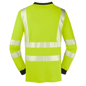 4PROTECT® JACKSONVILLE Hi-Vis UV Korumalı Uzun Kollu Tişört Sarı