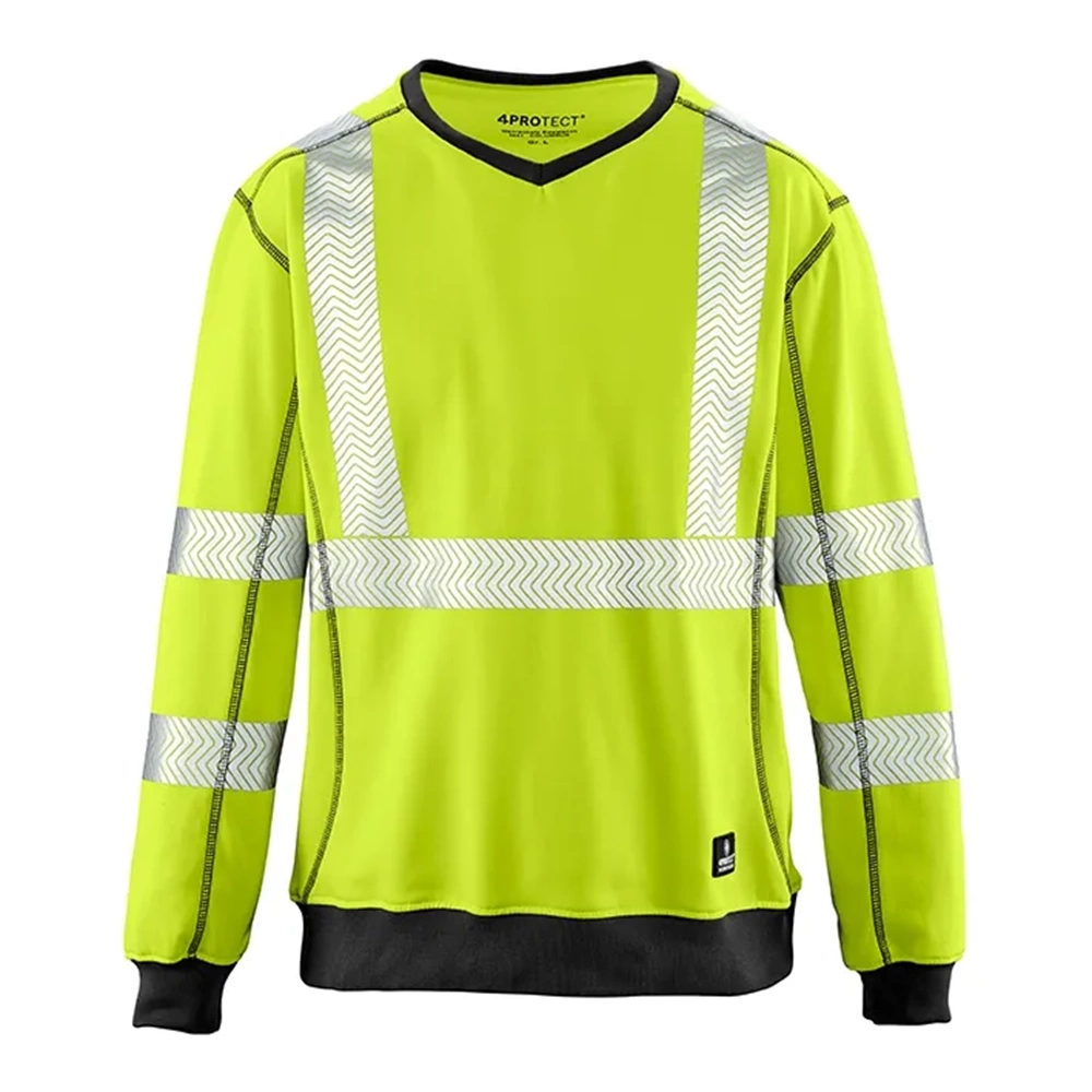 4PROTECT® COLUMBUS Hi-Vis UV Korumalı Sweatshirt Sarı