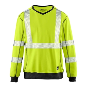 4PROTECT® COLUMBUS Hi-Vis UV Korumalı Sweatshirt Sarı