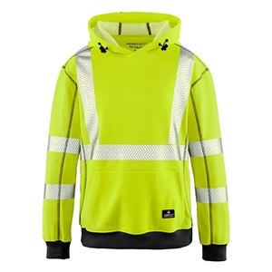4PROTECT® PORTLAND Hi-Vis UV Korumalı Kapüşonlu Sweatshirt Sarı