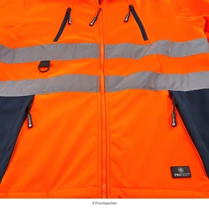 4PROTECT® PITTSBURGH Hi-Vis Softshell Ceket Turuncu