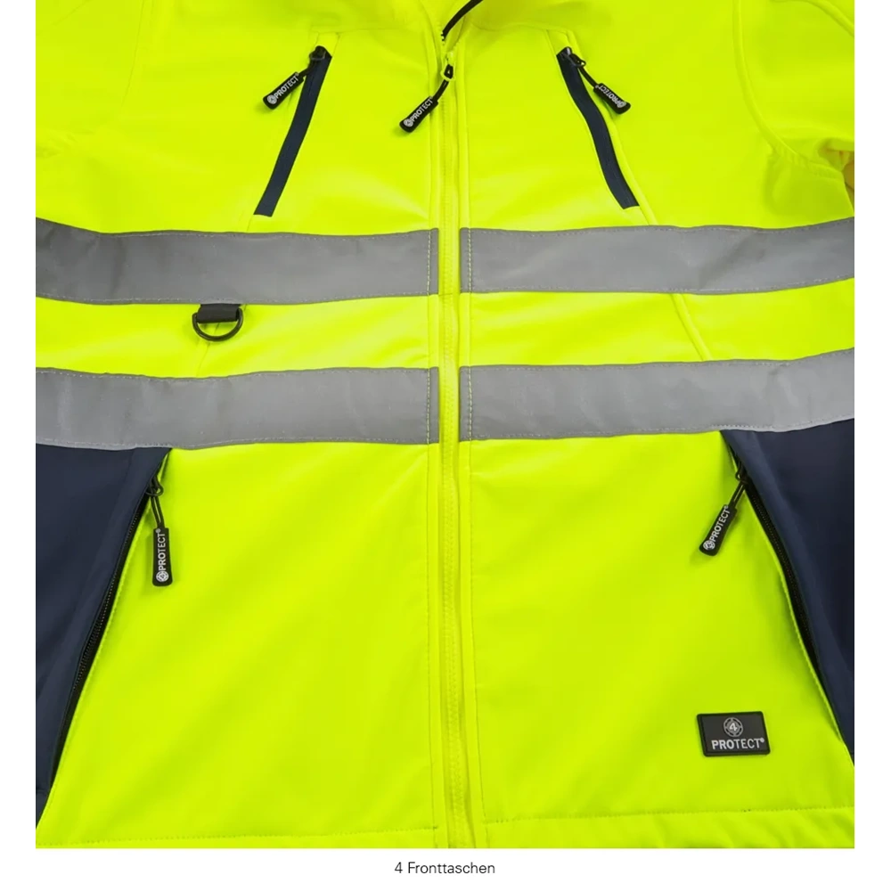 4PROTECT® PITTSBURGH Hi-Vis Softshell Ceket Sarı