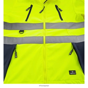 4PROTECT® PITTSBURGH Hi-Vis Softshell Ceket Sarı