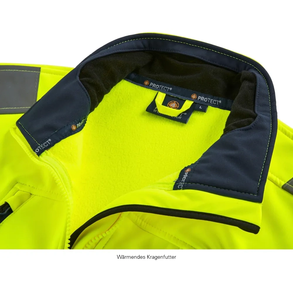 4PROTECT® PITTSBURGH Hi-Vis Softshell Ceket Sarı