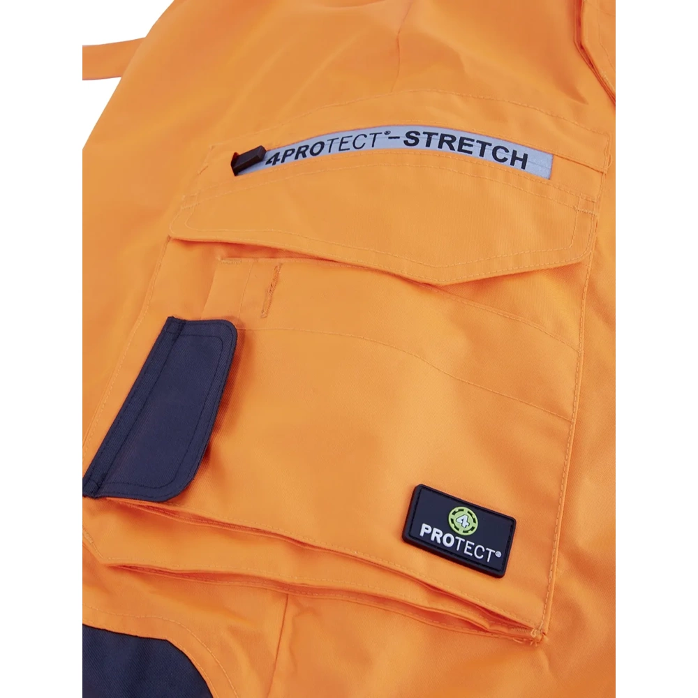 4PROTECT® ATLANTA Hi-Vis Kışlık Bahçıvan Pantolonu Turuncu