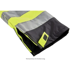 4PROTECT® ATLANTA Hi-Vis Kışlık Su Geçirmez Bahçıvan Pantolonu Sarı