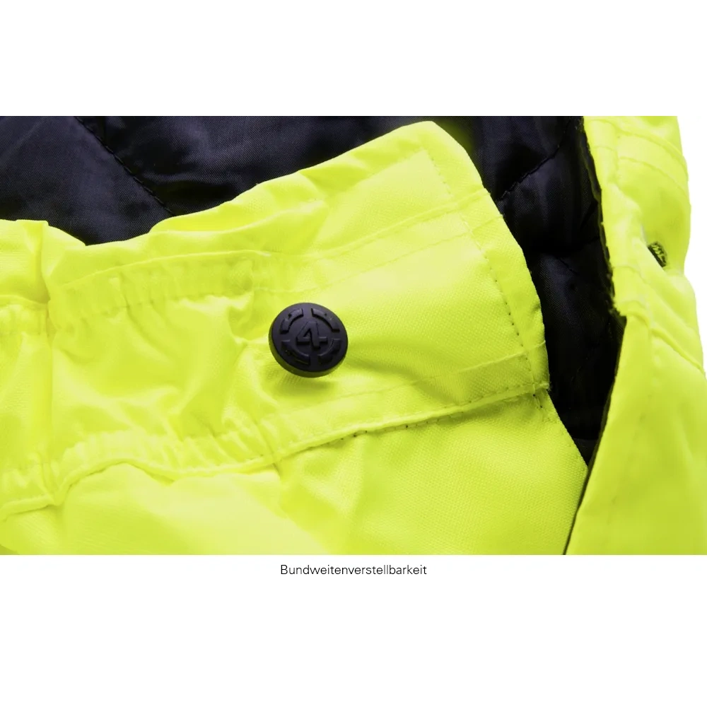 4PROTECT® ATLANTA Hi-Vis Kışlık Su Geçirmez Bahçıvan Pantolonu Sarı