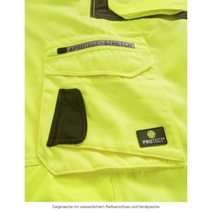 4PROTECT TENNESSEE Pantolon, Neon Sarı/Gri - L