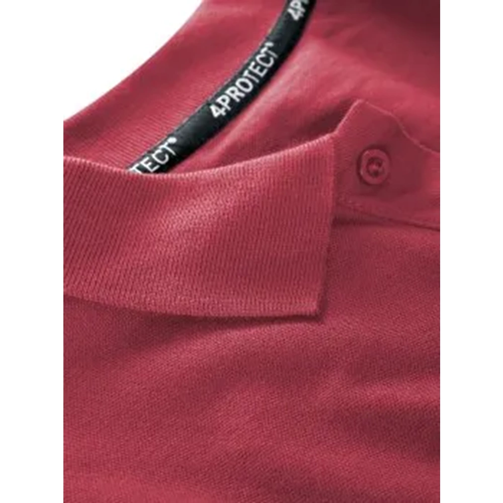 4PROTECT® Erkek Polo Yaka Tişört Kırmızı