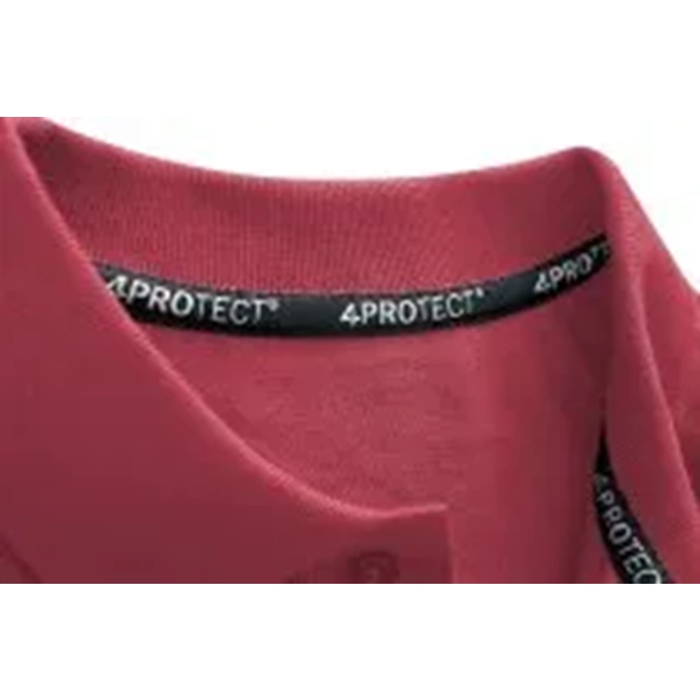 4PROTECT® Erkek Polo Yaka Tişört Kırmızı