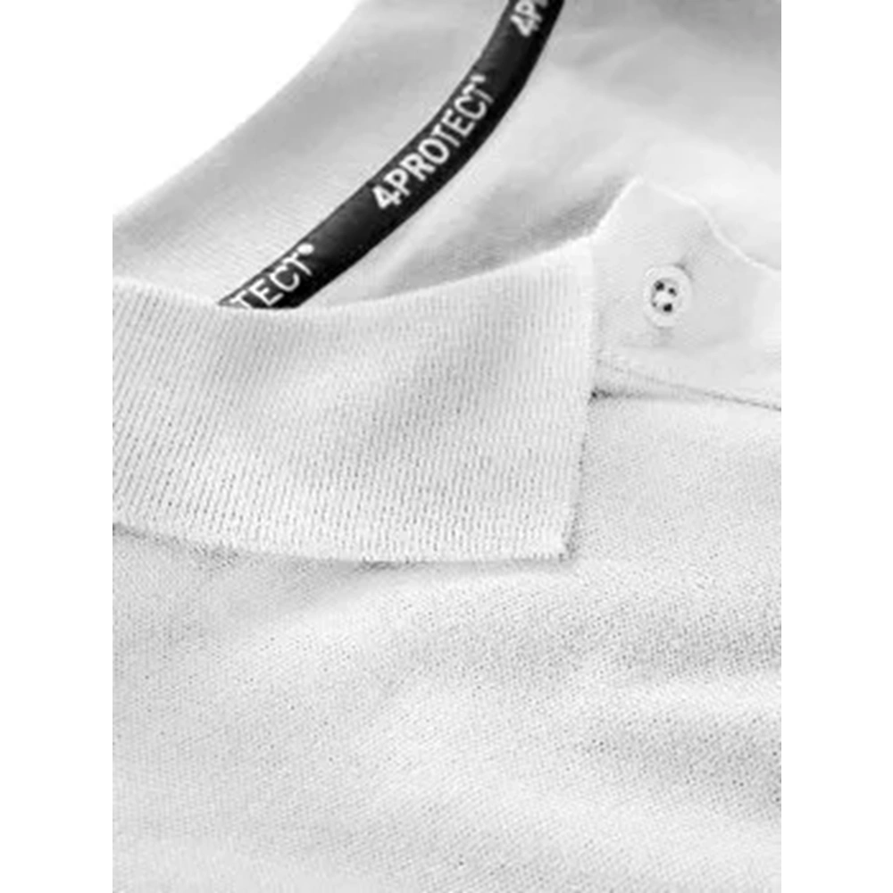 4PROTECT® Erkek Polo Yaka Tişört Beyaz