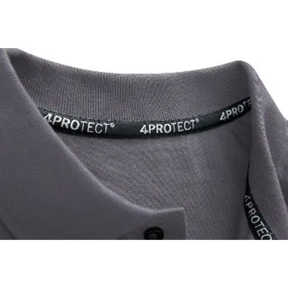 4PROTECT® Erkek Polo Yaka Tişört Gri