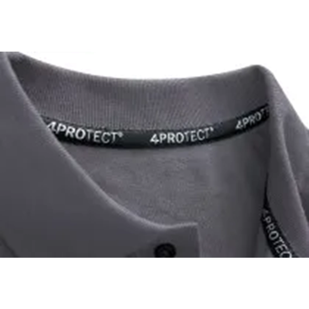 4PROTECT® Erkek Polo Yaka Tişört Gri