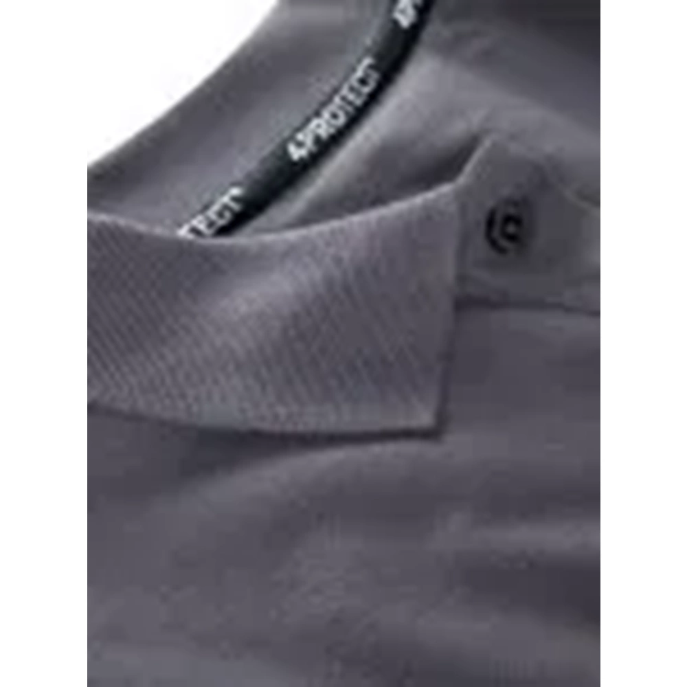 4PROTECT® Erkek Polo Yaka Tişört Gri