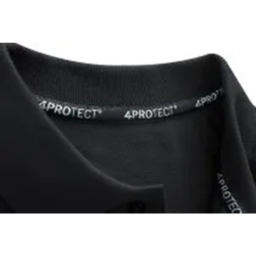 4PROTECT® Erkek Polo Yaka Tişört Siyah
