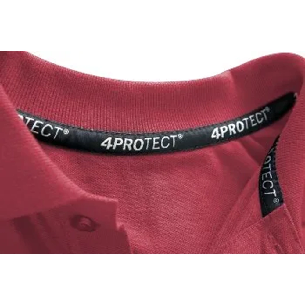 4PROTECT® Kadın Polo Yaka Tişört Kırmızı