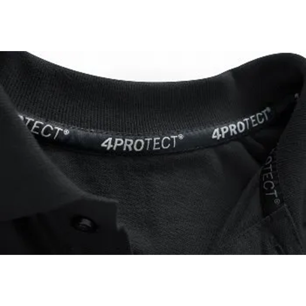 4PROTECT® Kadın Polo Yaka Tişört Siyah