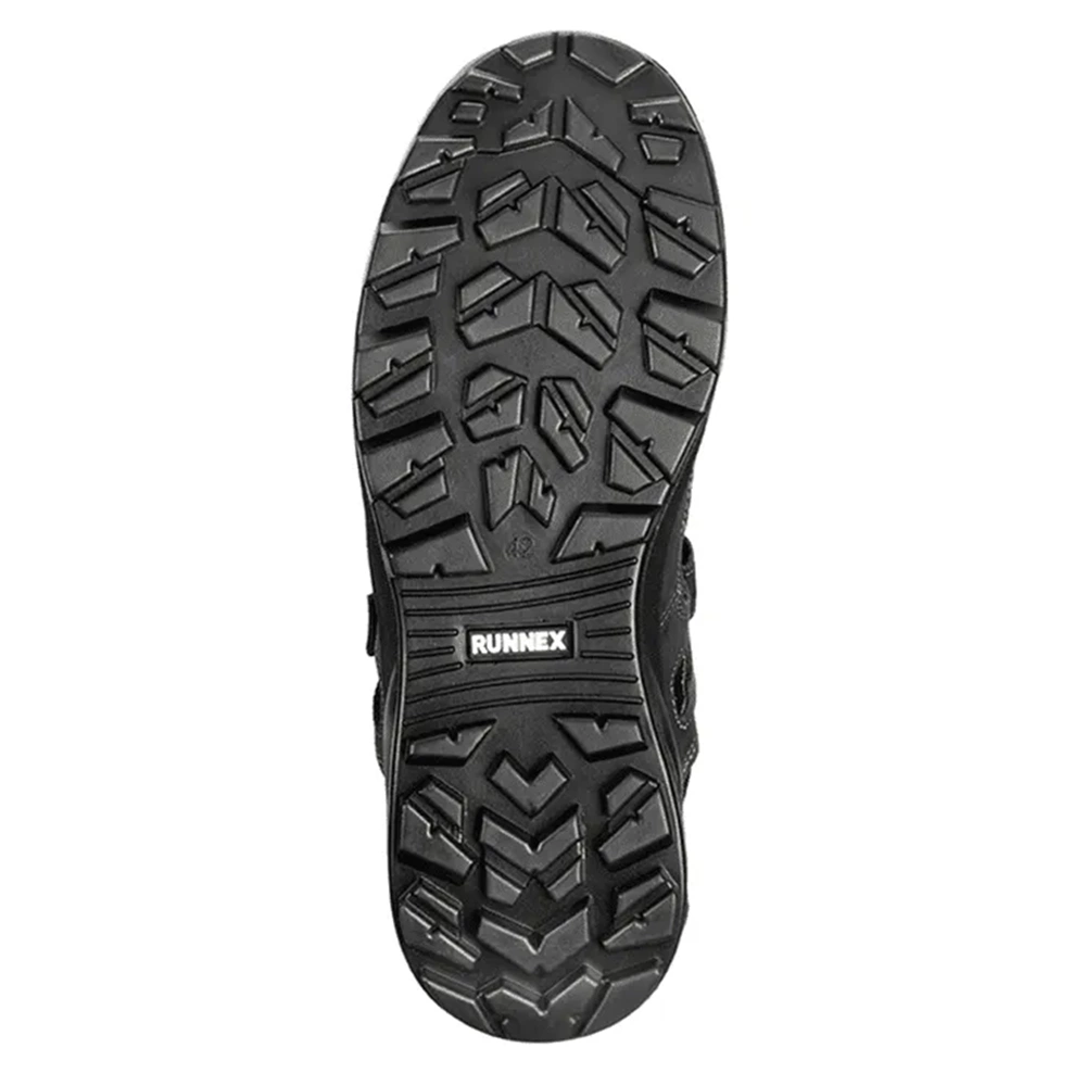 RUNNEX® TeamStar S1 Çelik Burunlu Cırt Cırtlı İş Sandaleti Siyah