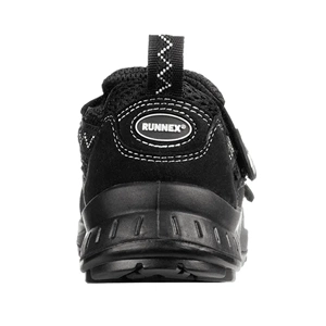 RUNNEX® TeamStar S1 ESD Alüminyum Burunlu Cırt Cırtlı İş Sandaleti Siyah