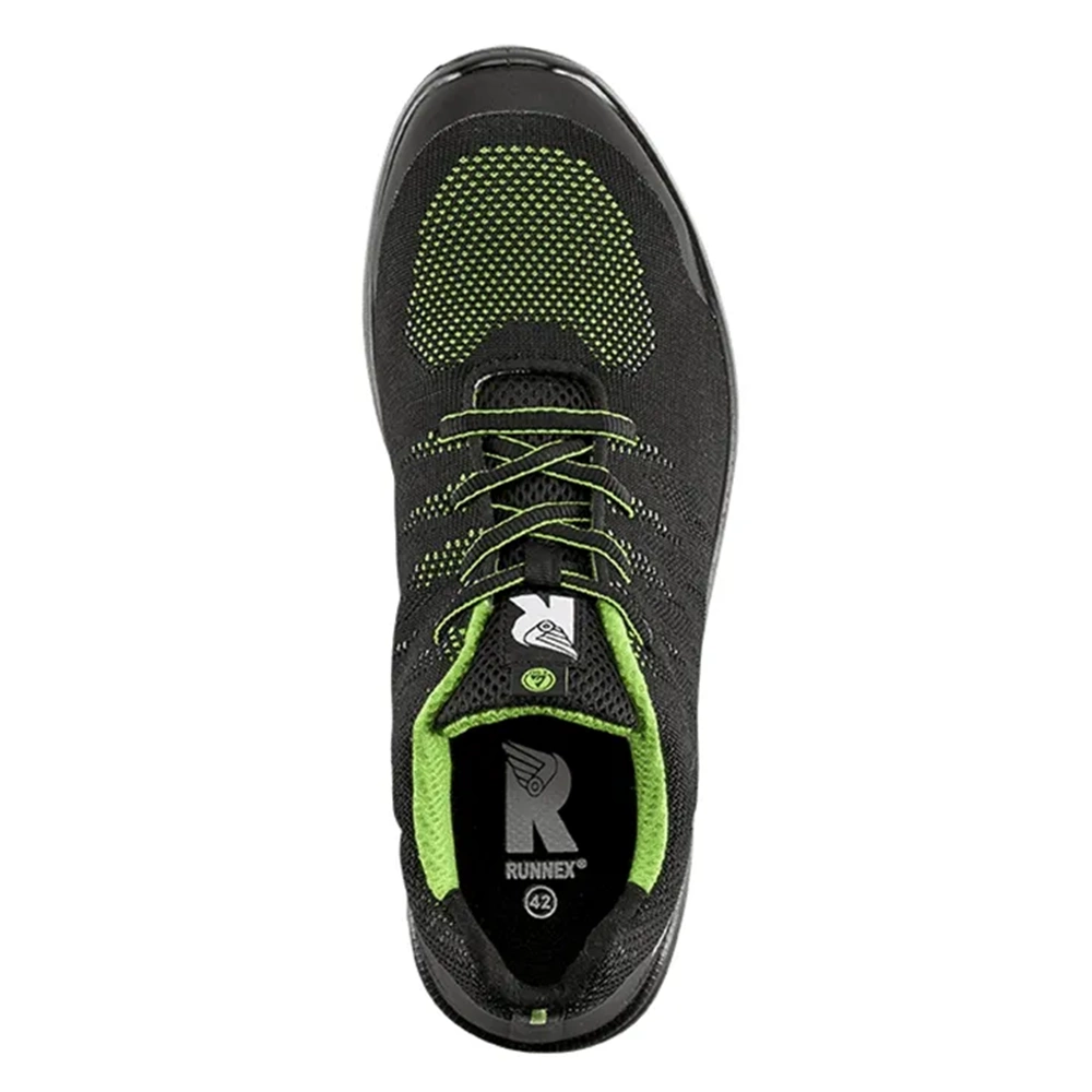 RUNNEX® SportStar S1PS ESD İş Ayakkabısı Siyah/Yeşil