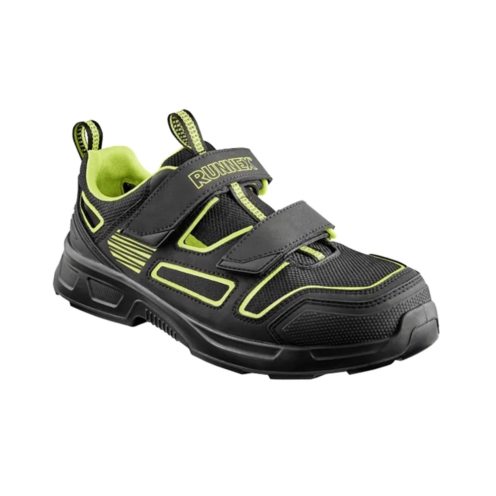 RUNNEX® ActionStar S1PS ESD Cırt Cırtlı İş Sandaleti Siyah