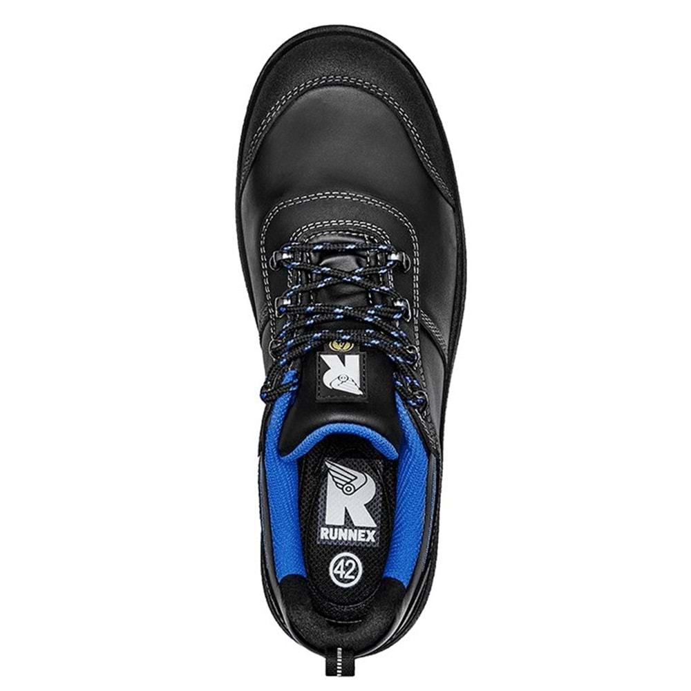 RUNNEX TeamStar S2 ESD Ayakkabı, Siyah/Mavi - 36