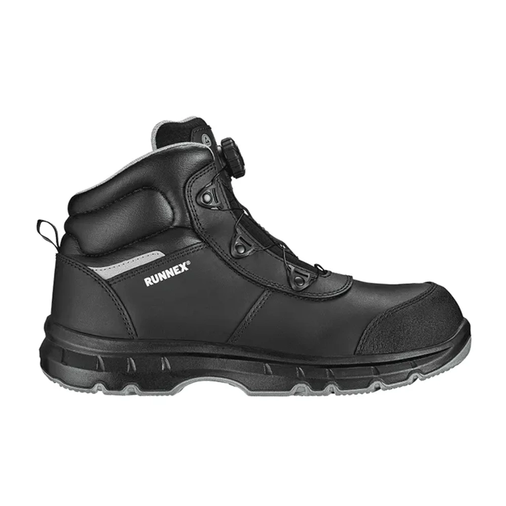 RUNNEX® S3S-ESD Atop® Hızlı Bağlamalı İş Güvenliği Botu Siyah