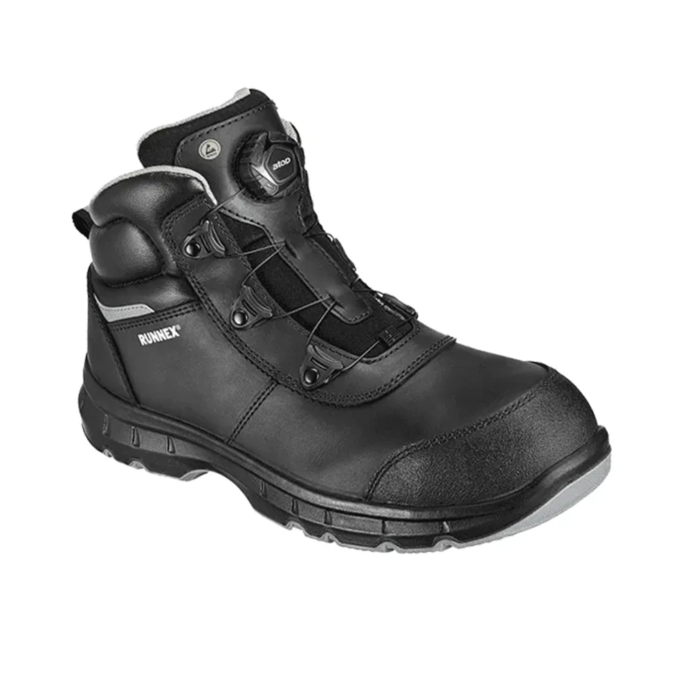 RUNNEX® S3S-ESD Atop® Hızlı Bağlamalı İş Güvenliği Botu Siyah