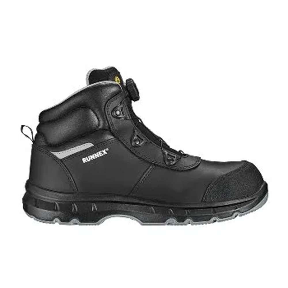 RUNNEX® S3S-ESD Atop® Hızlı Bağlamalı İş Güvenliği Botu Siyah