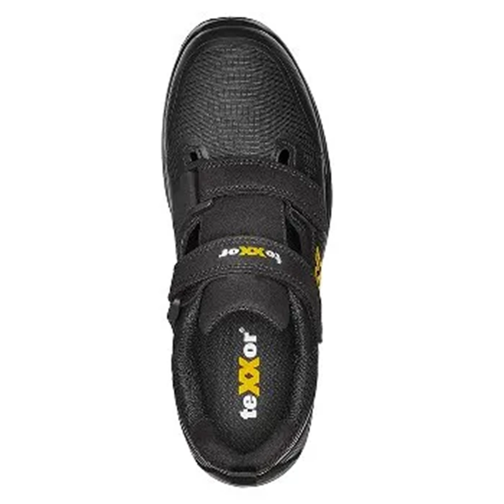 teXXor® S1PS Cırt Cırtlı İş Güvenlik Sandaleti Siyah