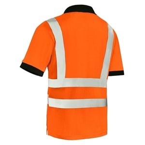 teXXor Polo Tişört SYLT, Neon Turuncu - XS